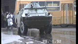 გრანდიოზული აქცია სამხედრო ხუნტის წინააღმდეგ თბილისში, 29-01-92