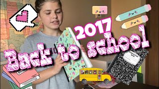 Back to school 2017!!! Что я купила для школы 2017/ моя новая канцелярия/1 часть  :))