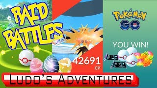LEGENDARY ZAPDOS RAID BOSS BATTLE - POKEMON GO GYM RAID