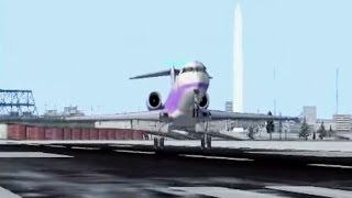 FSX Multiplayer DCA River Visual 19 Landing Competition Results