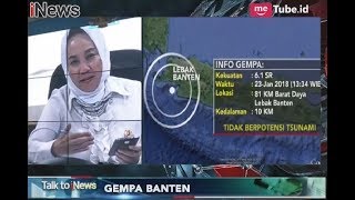 Pulau Jawa Kembali Diguncang Gempa 6.1 SR Part 01 - Talk To iNews 23/01