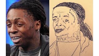 Fan art by @Tw1tterPicasso | Tory Lanez, Lil Wayne, and more...