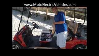 Electric Low Speed Vehicles | 4 Passenger FF Street Legal Golf Cart From Moto Electric Vehicles