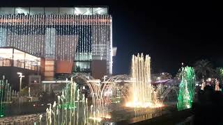 Musical fountain Menara Mall Marrakech Morocco