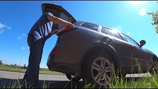 Замена лампы габарита на  Хендай Санта Фе \ Hyundai Santa Fe 2011 г.в.