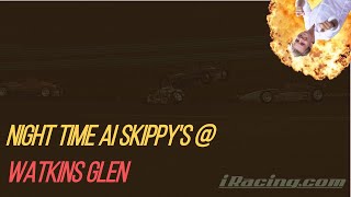 Can I survive racing against the iRacing AI in tricky conditions?