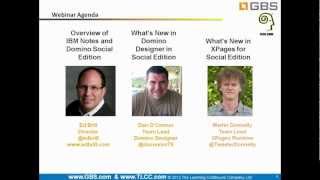 XSeries - What's new in Notes & Domino Social Edition w/ Ed Brill [1 of 4]
