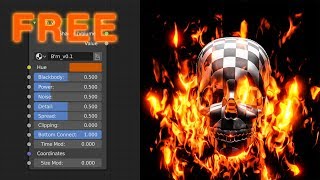 Blender - Free Procedural  Fire Shader
