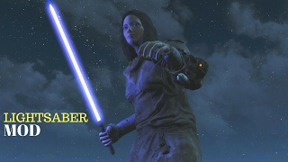 Fallout 4 Lightsaber mod killing enemies