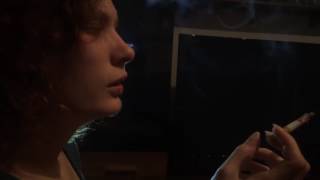 SMOKING GIRL NATTY - CHAIN SMOKING AND DRINKING
