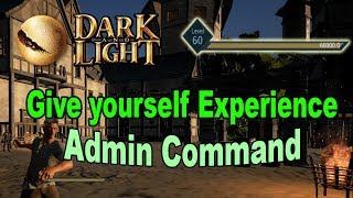 Give yourself experience! (Admin Command) - Dark and Light
