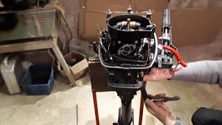 Разборка лодочного мотора HDX5, Parsun, golfstrim, tohatsu