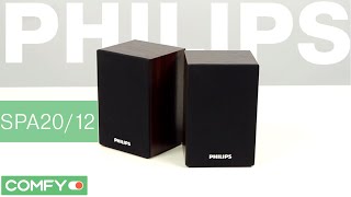 Philips SPA20/12 -компьютерная акустика в ретро стиле - Видеодемонстрация  от Comfy