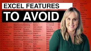 Four Excel Features To Maybe Avoid - 2408