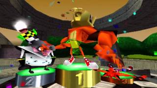 Crash Team Racing 100% Walkthrough Part 4 HD (TINY) World 2 All Trophys