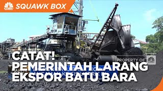 Pemerintah Larang Ekspor Batu Bara