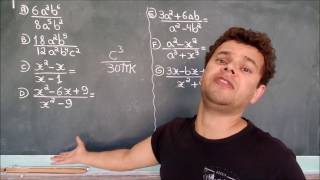 simplificação de fração algébrica com ph