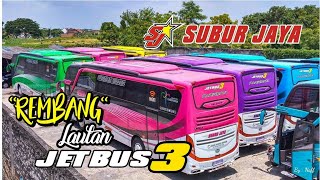 Tumben rame...!!Gara-gara rilisnya JETBUS 3 SHD SUBURJAYA garasi full,,!
