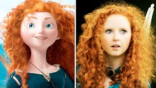 10 Disney Princesses In Real Life - REAL MERIDA!!!