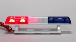 RC Police LED Light Bar Red/Blue - Great Hobbies