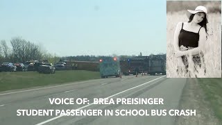 Bus Driver Identified & Interview With Student In School Bus Crash
