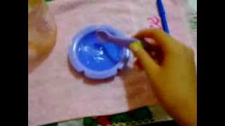Como fazer papinha de canetinha de Blueberry para a Baby Alive.