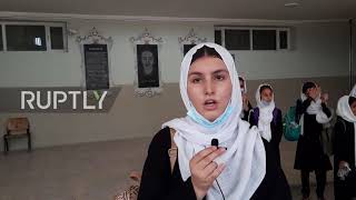 Afghanistan: Girls return to school in Mazar-i-Sharif as attendance drops following Taliban takeover