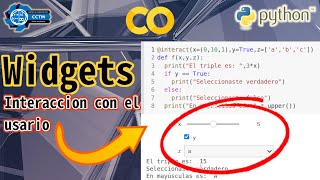 ️+ Widgets para interacción con el usuario | ipywidgets| Google Colab | ¡Muy básico!