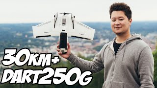 Как ставятся FPV рекорды. 30км+ на маленьком РУ самолёте + тест Tango2 [ZoHD Dart250G LR Record]