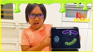 Ryan growing Bacteria on iPad and around the house science experiments!
