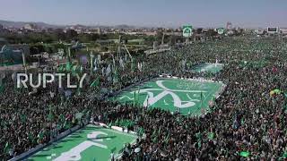 Yemen: Tens of thousands celebrate birth anniversary of Prophet Muhammad in Sanaa