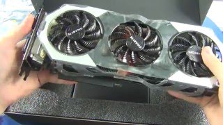 Gigabyte GeForce GTX980 Ti (GV-N98TG1_GAMING-6GD) - распаковка