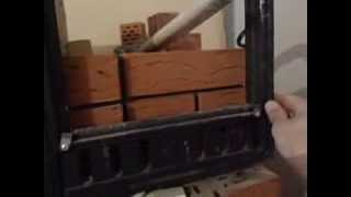 Мини-русская печь с камином и духовкой над ним в Лозовом . 066-100-60-40   silyaev13@yandex.ru