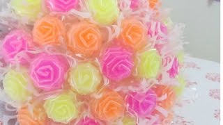 HOW TO MAKE DRINKING STRAW ROSES
