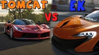 Forza Motorsport 5 | Tomcat VS EK | Ferrari LaFerrari VS McLaren P1 Circuit Battle