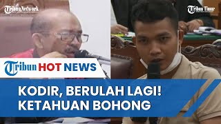 ART Ferdy Sambo Berulah lagi, Beri Keterangan Palsu. Hakim: Kodir.. Kodir
