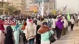 Sudan: Hundreds continue to protest military takeover in Khartoum