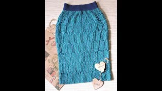 Юбка крючком для мастеров и новичков. Простая юбка крючком.