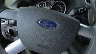 Ford Focus  Как снять подушку безопасности водителя