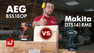 Сравнение ударных (impact) шуруповертов. AEG VS Makita