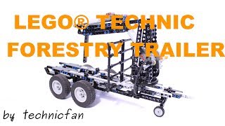Lego® Technic FORESTRY TRAILER   [ technicfan | 1080p | 2018 ]