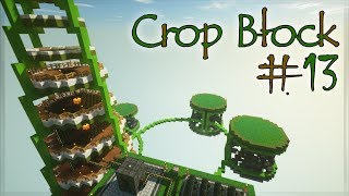 ЗАМЕТКИ СТРОИТЕЛЯ - БАЗА НА СКАЙБЛОКЕ С МОДАМИ В МАЙНКРАФТ 1.12.2 - CropBlock #13