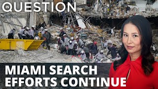 Search efforts continue in Miami as tropical storm Elsa nears
