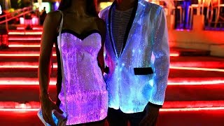LIGHT UP JACKET - Unique Light Up Fiber Optic Clothing