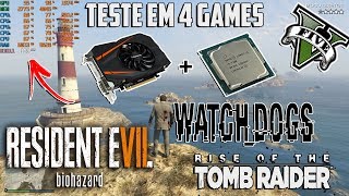 TESTE GTX 1060+ I3 7100 EM 4 JOGOS NO WINDOWS 10 GAMER !