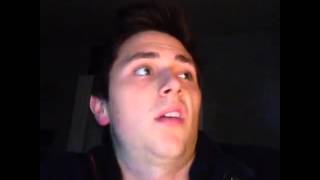 A guy trying to be sexy but than gets interrupted by a hiccup then a sneeze and is confused as to...