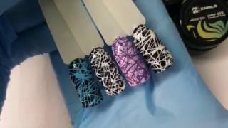 Дизайн "Паутинка" Инструктор Матюхина Юлия Z-NAILS