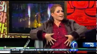 Lupita d'alessio y Yuri CON BROZO   11 de febrero de 2014