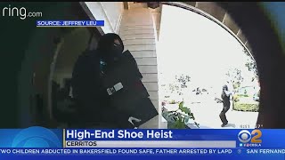 Caught On Video: Thieves Steal High-End Shoe Collection