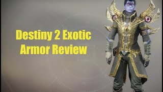 Destiny 2 Exotic Armor Review "Wings of Sacred Dawn"